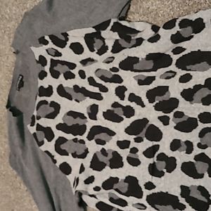 Black & Gray Patterned Sweater